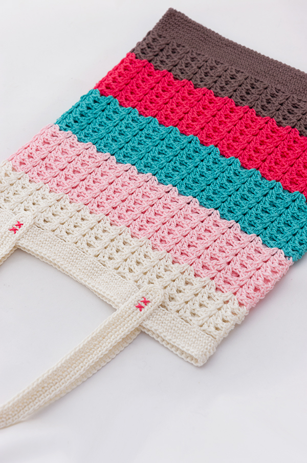 Spring Crochet Tote Bag, free pattern, Anabelia Craft Design