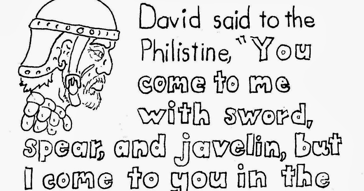 david coloring pages bible verses - photo #29