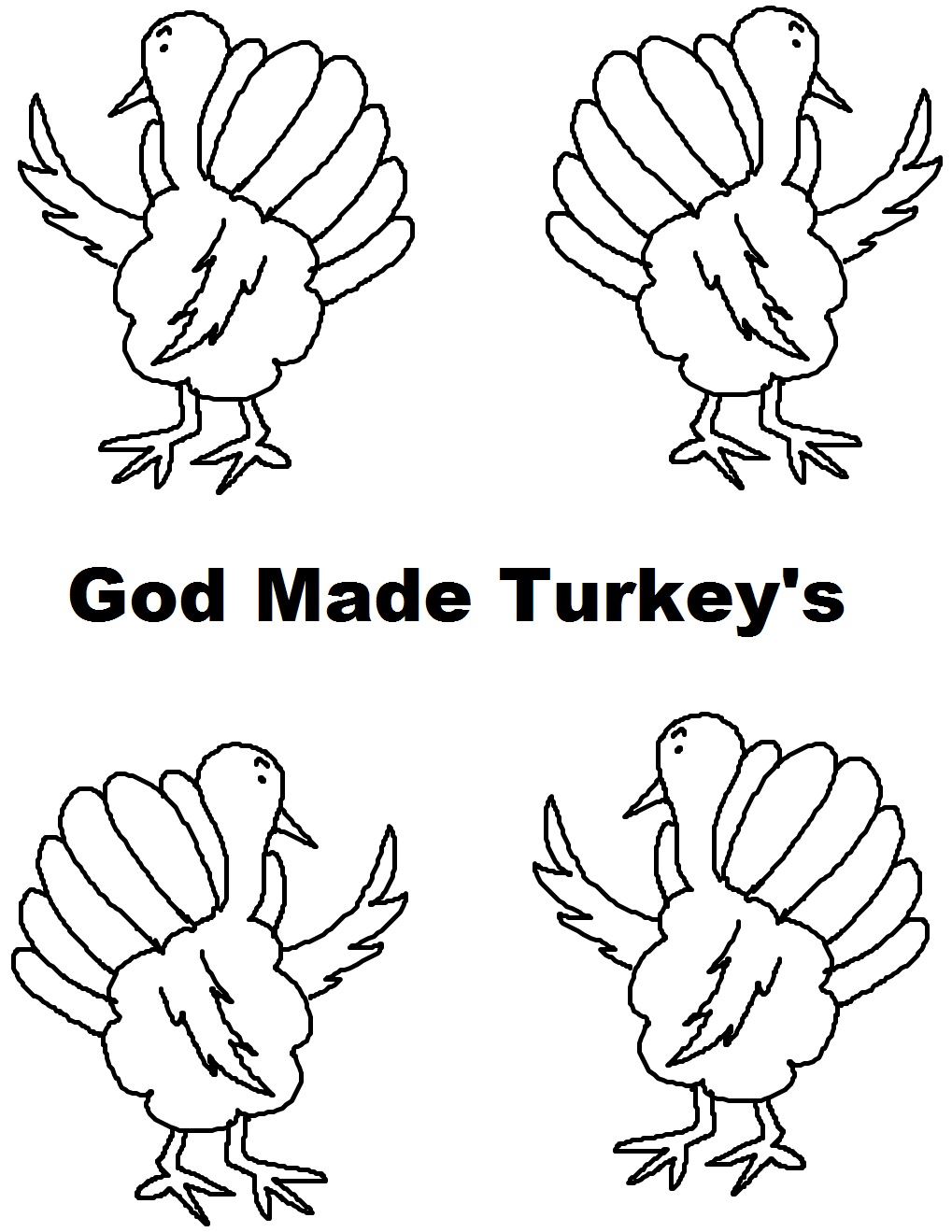 Church House Collection Blog: Turkey Coloring Pages