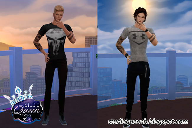 The Sims 4 CC - Boy T-Shirt Under Armour