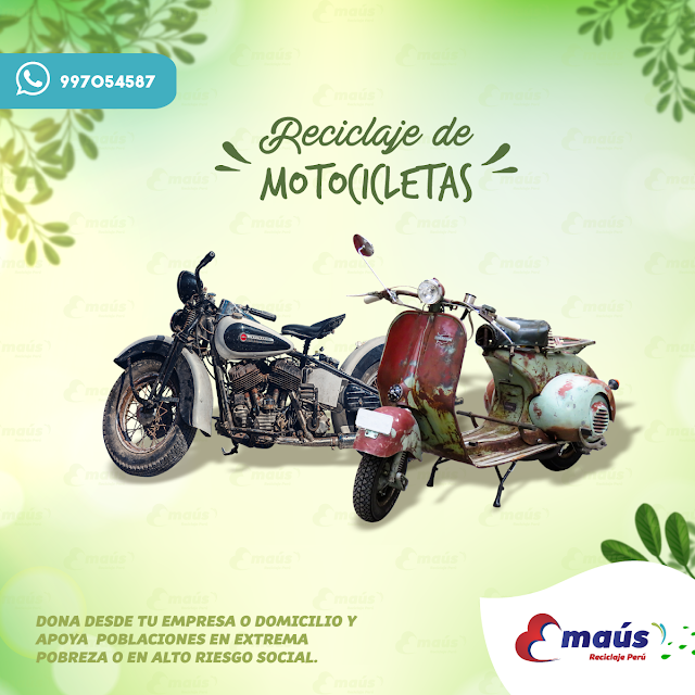 Reciclaje de Motocicletas - Emaús Reciclaje Perú