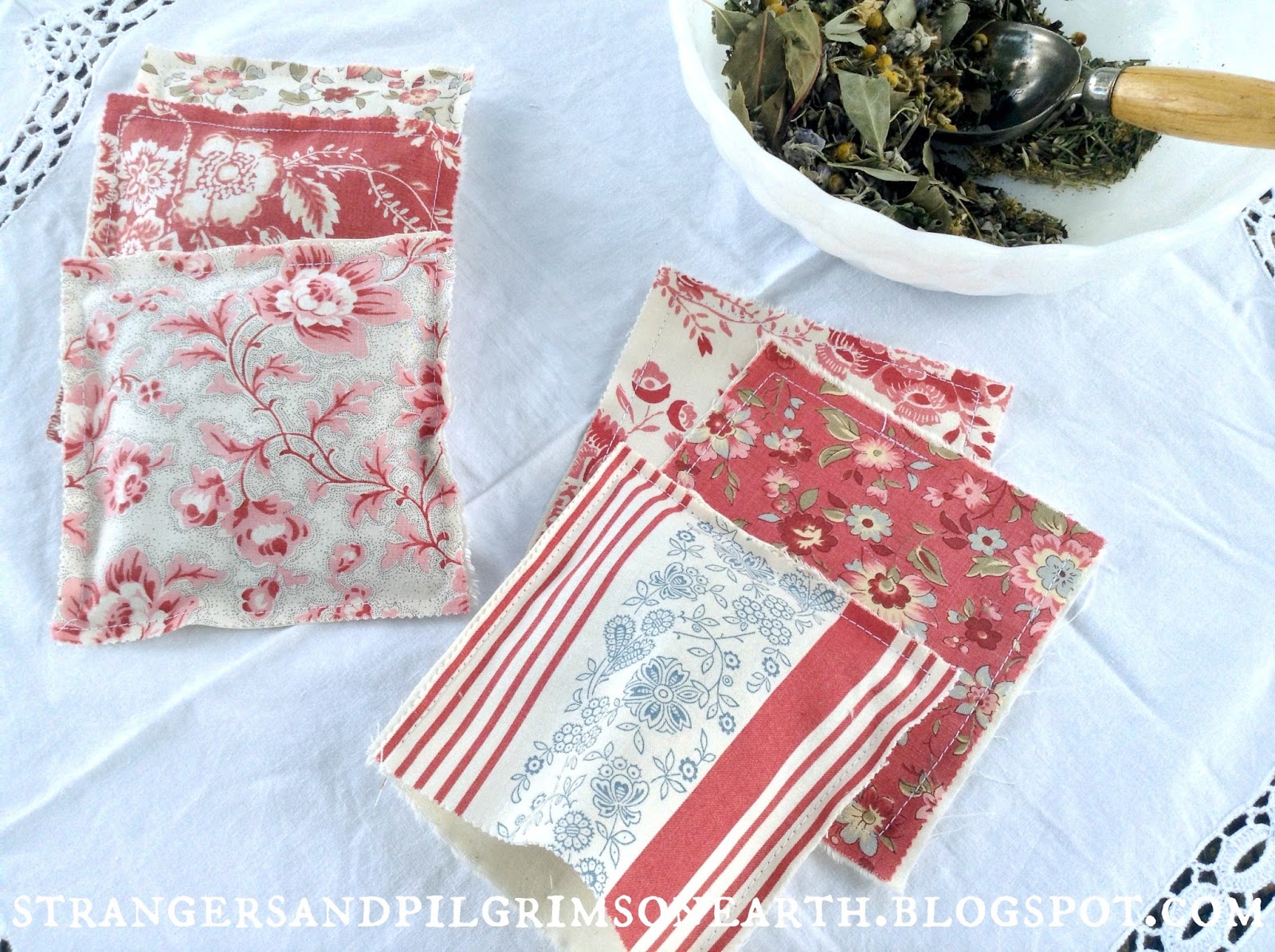 Strangers & Pilgrims on Earth: How to Make Moth-Repellent Sachets {DIY} ~  Simple to Sew
