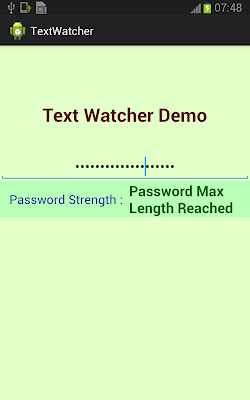 Android TextWatcher