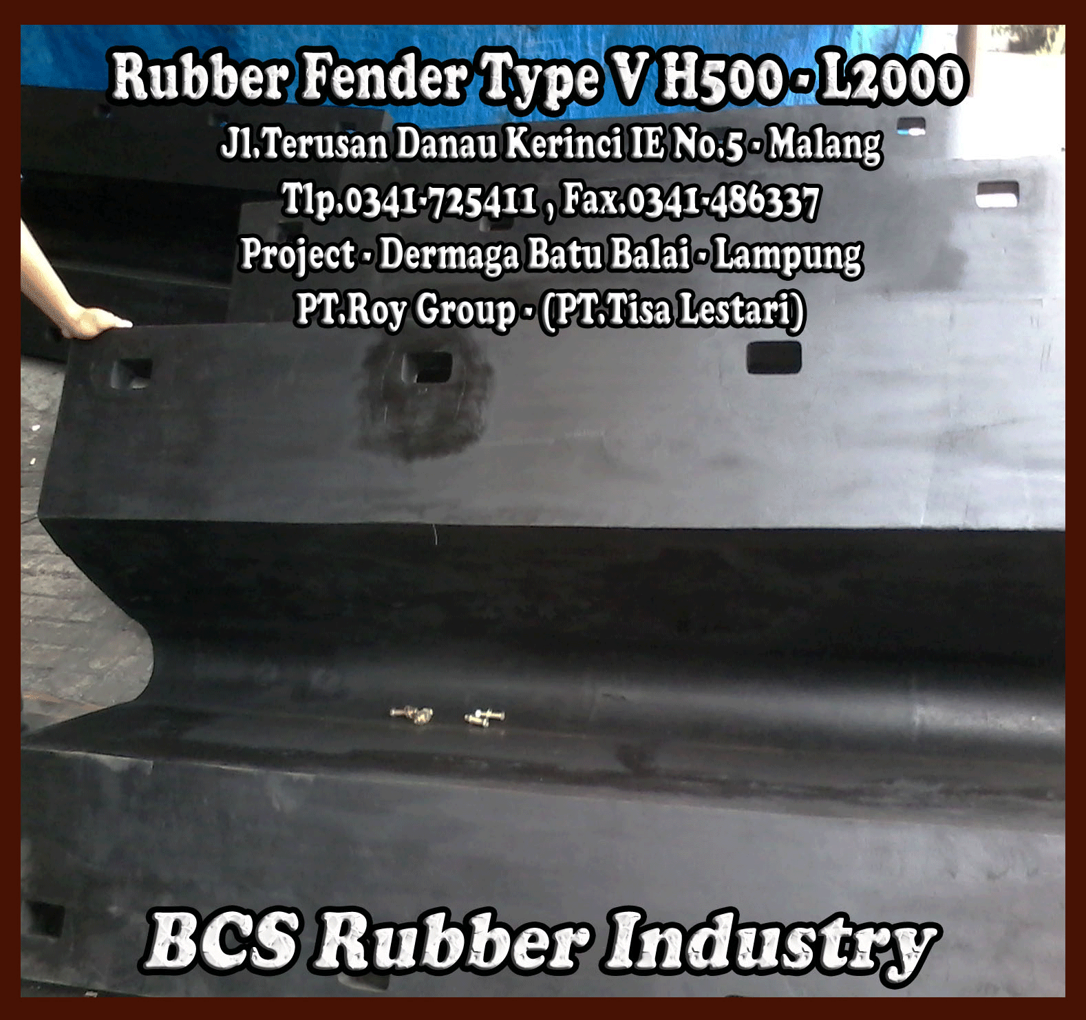 RUBBER FENDER TYPE V RUBBER FENDER ARCH BY BCS RUBBER INDUSTRY
