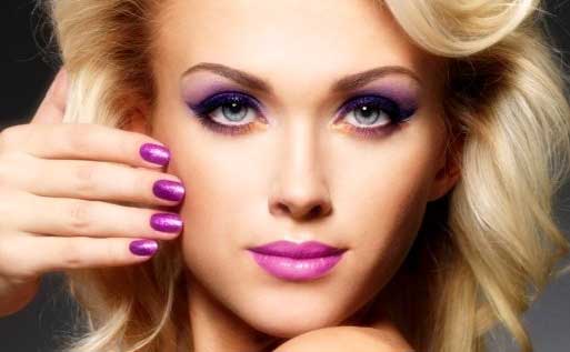 Como hacer un maquillaje en tonos violetas espectacular