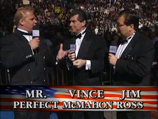 WWF / WWE SURVIVOR SERIES 95 - Mr. Perfect, Jim Ross and Vince McMahon commentate