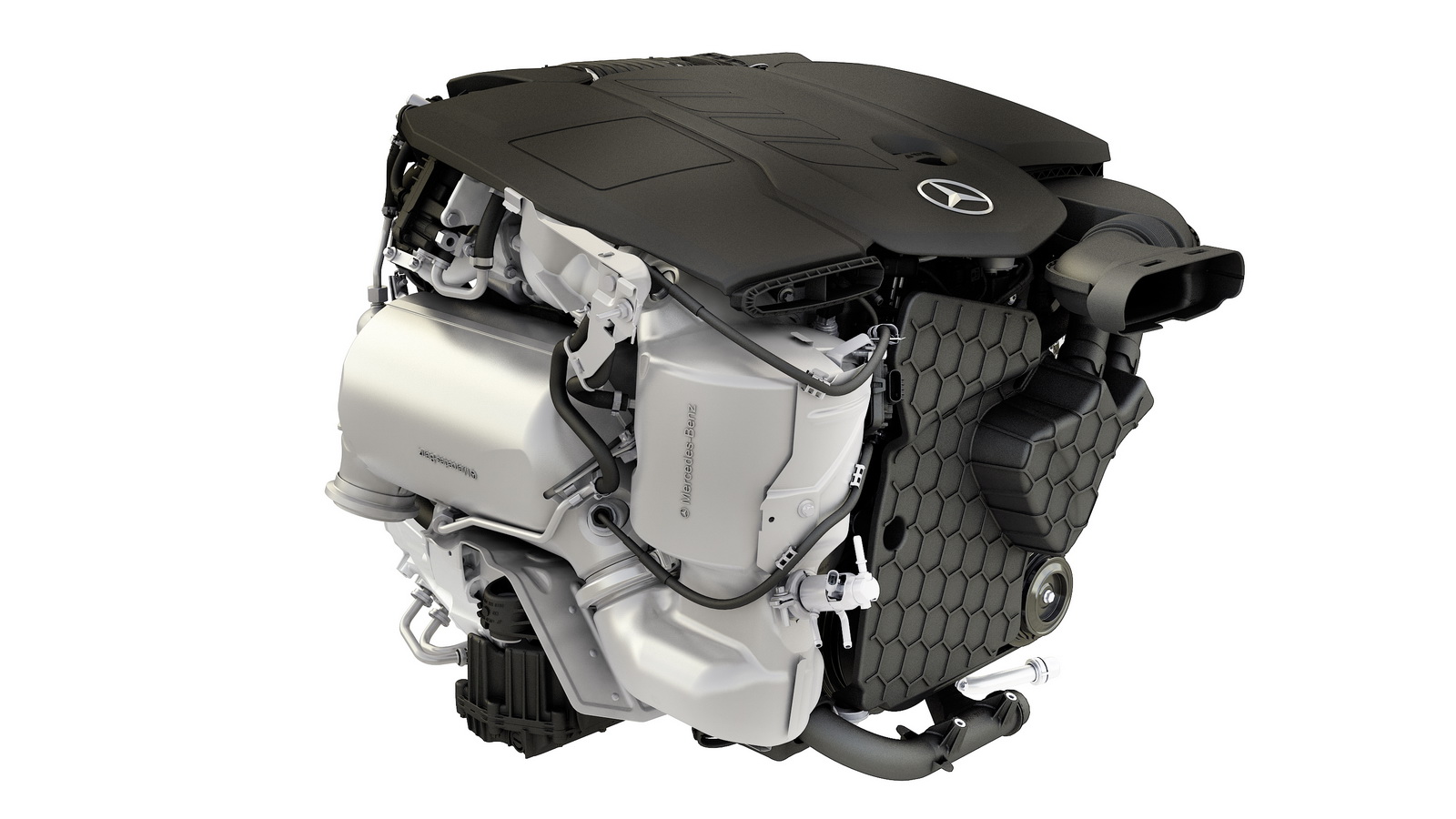 Mercedes Details Brand New Diesel Engine In E-Class ... mercedes benz m104 engine diagram 