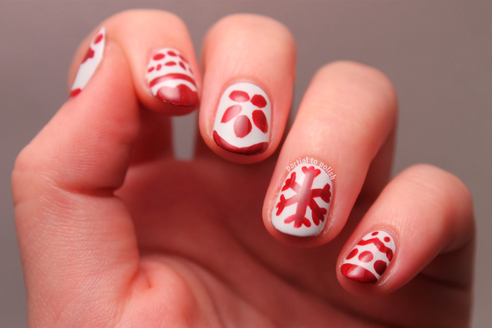 Christmas Sweater Gel Nails - wide 6
