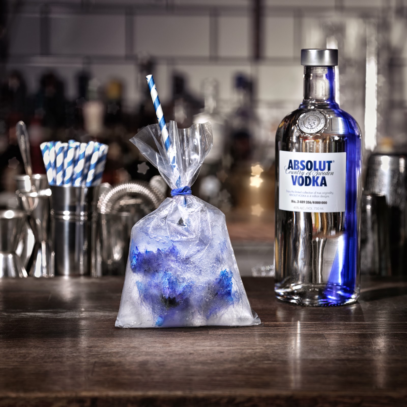 Absolut Vodka Plastic Table Card Sign