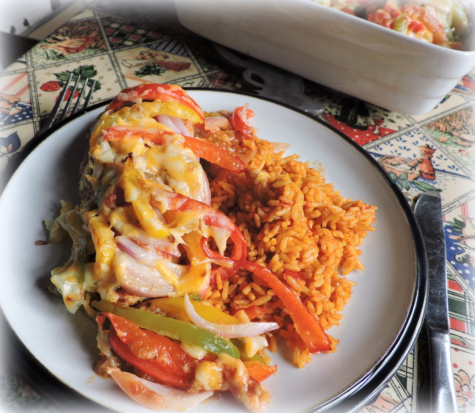 Fajita Chicken Bake | The English Kitchen