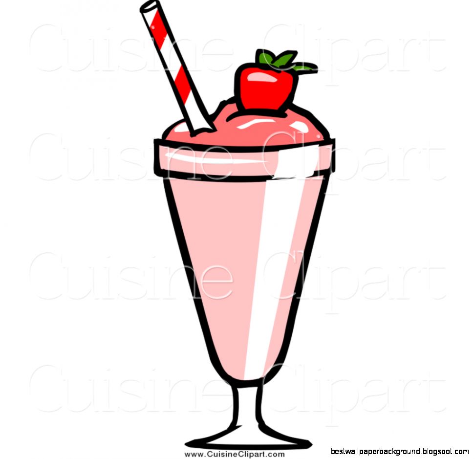 strawberry milkshake clipart - photo #5