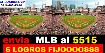 envia  MLB al 5515 --3 DIRECTAS FIJAS JUEGA AFINCADO--- 8888