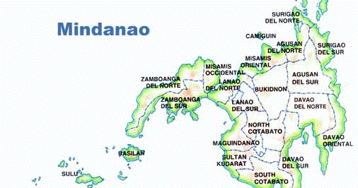 Mindanao Map With Label The Planning Stage - Backpacking In Mindanao - From The Highest Peak To The  Deepest Sea