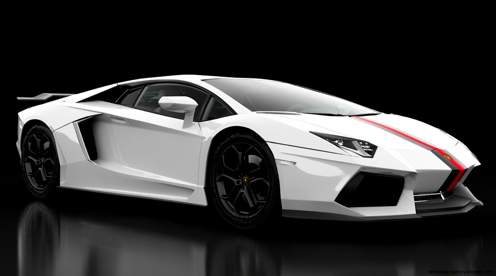 Lamborghini Aventador White