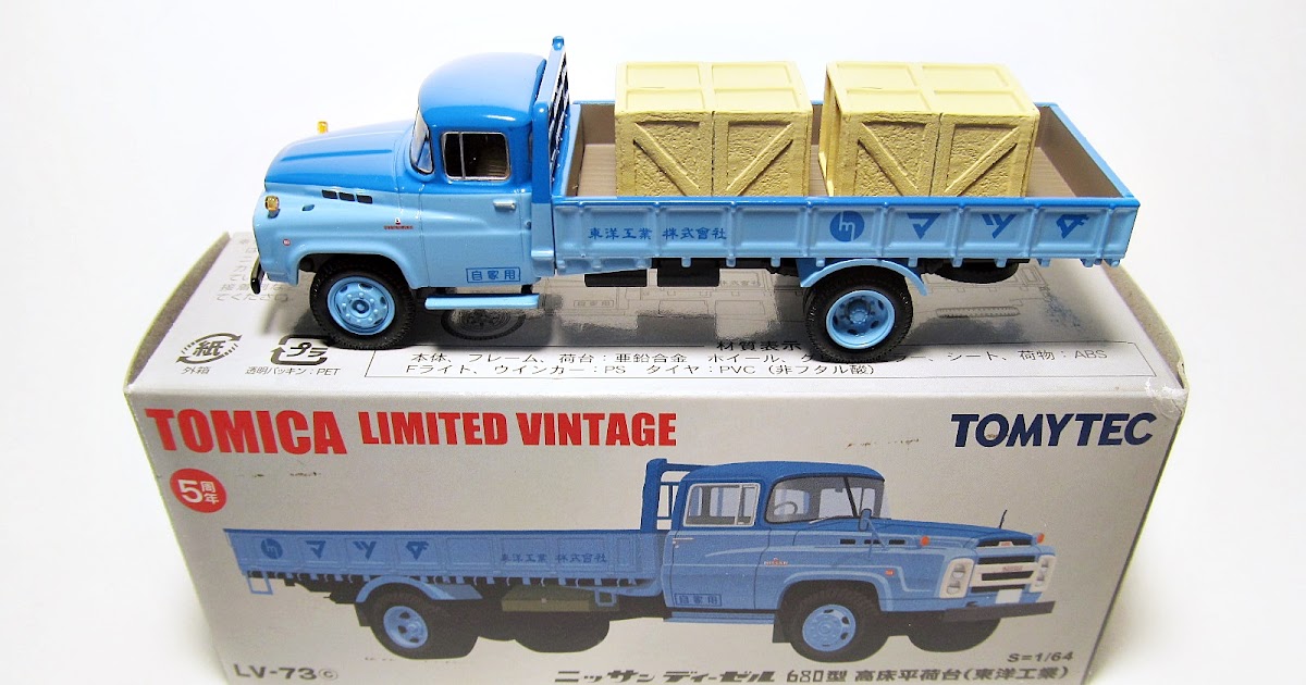 Minicar Pics 1 64 Tomica Limited Vintage Lv 73c Nissan Diesel 680 High Bed Toyo Kogyo Vers Mazda