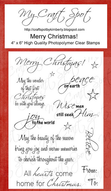 My Craft Spot Gallery: Merry Christmas Stamp Set Gallery