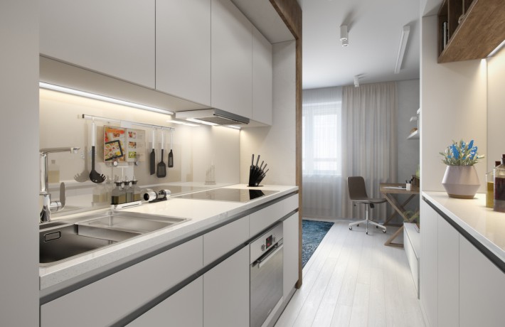 Un proyecto 3D inteligente para una vivieNda de 30M2