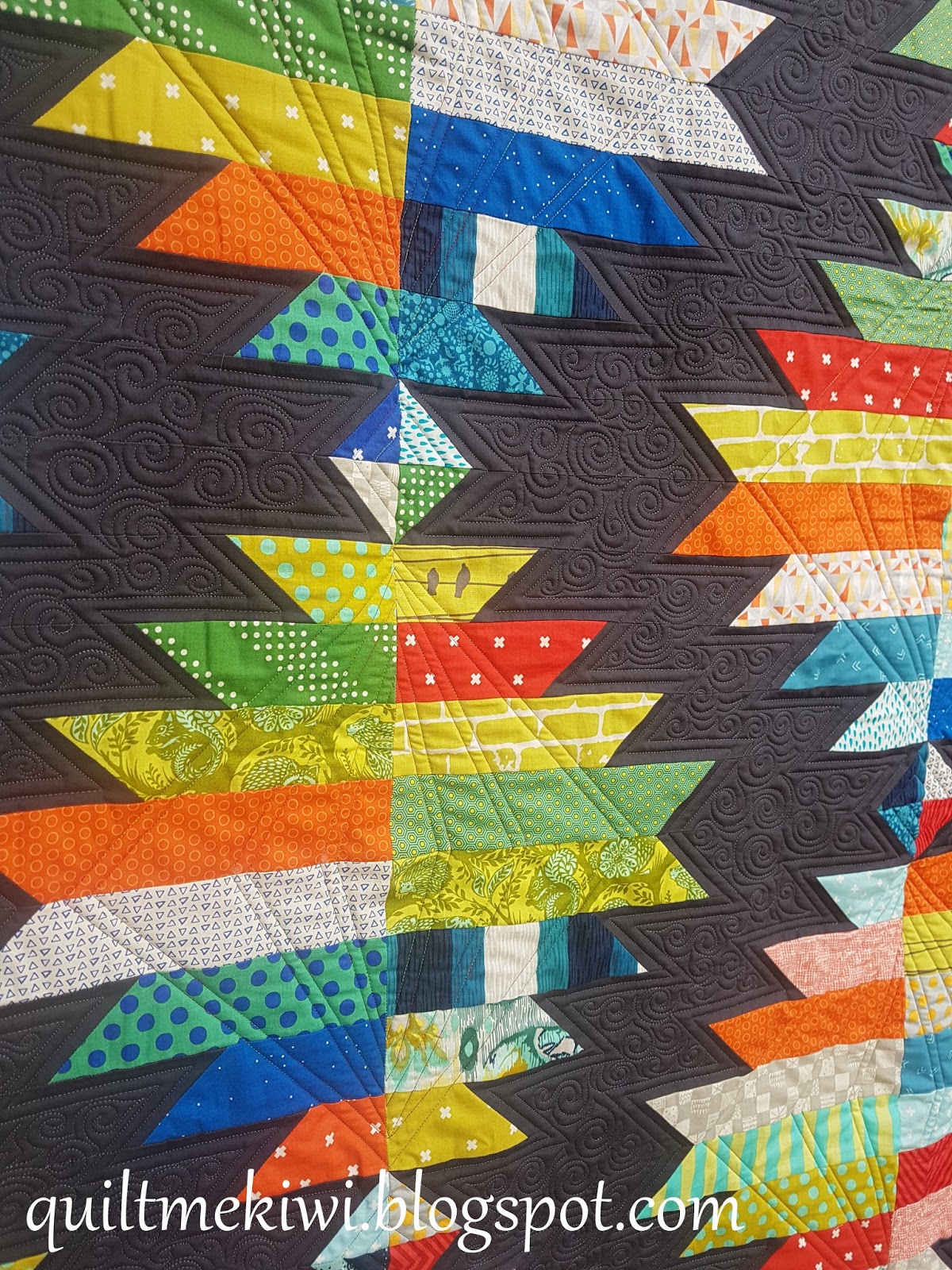 quiltmekiwi Custom Quilting Pat's Moroccan Lanterns