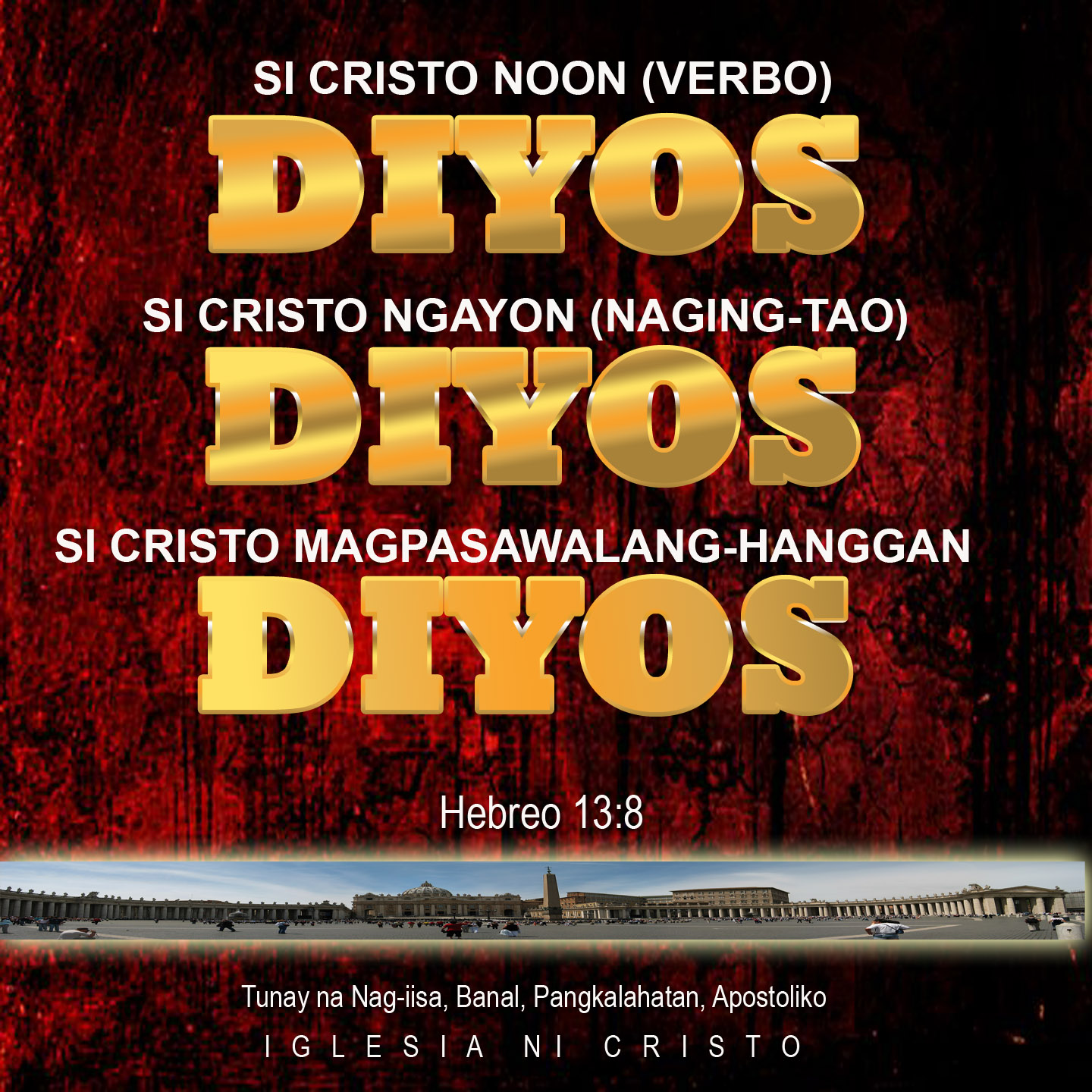 Si Cristo ay Diyos Magpakailanman!