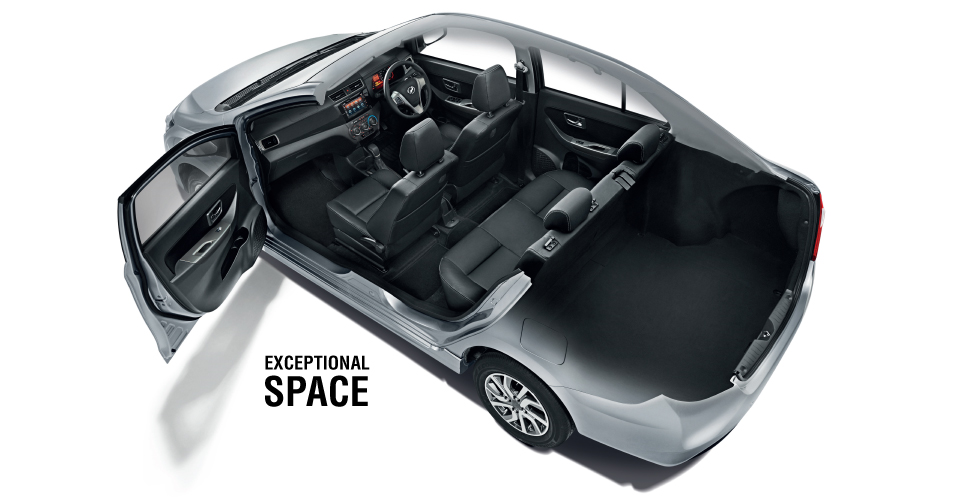 Perbezaan Perodua Bezza varian Standard G, Premium X dan Advance