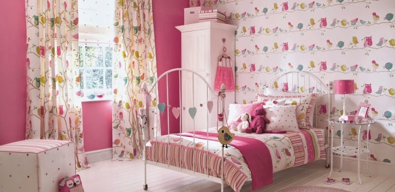 Dormitorios de niñas en color rosa - Ideas para decorar dormitorios