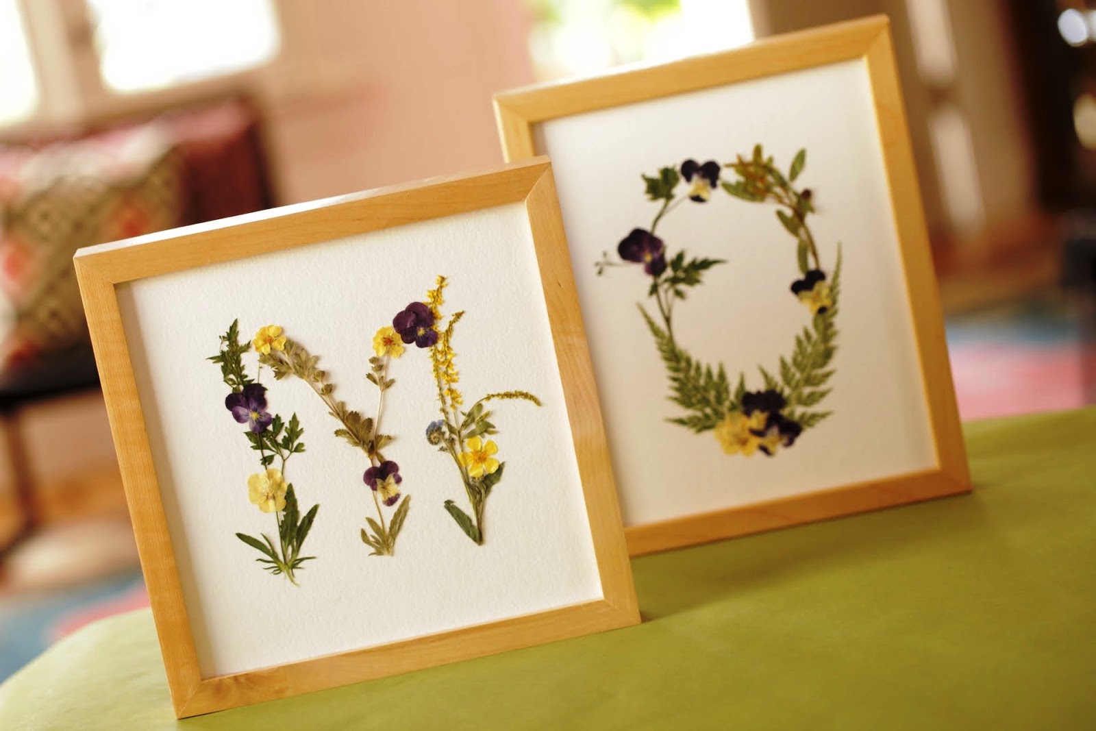 pressed flowers craft project Art Craft Gift Ideas