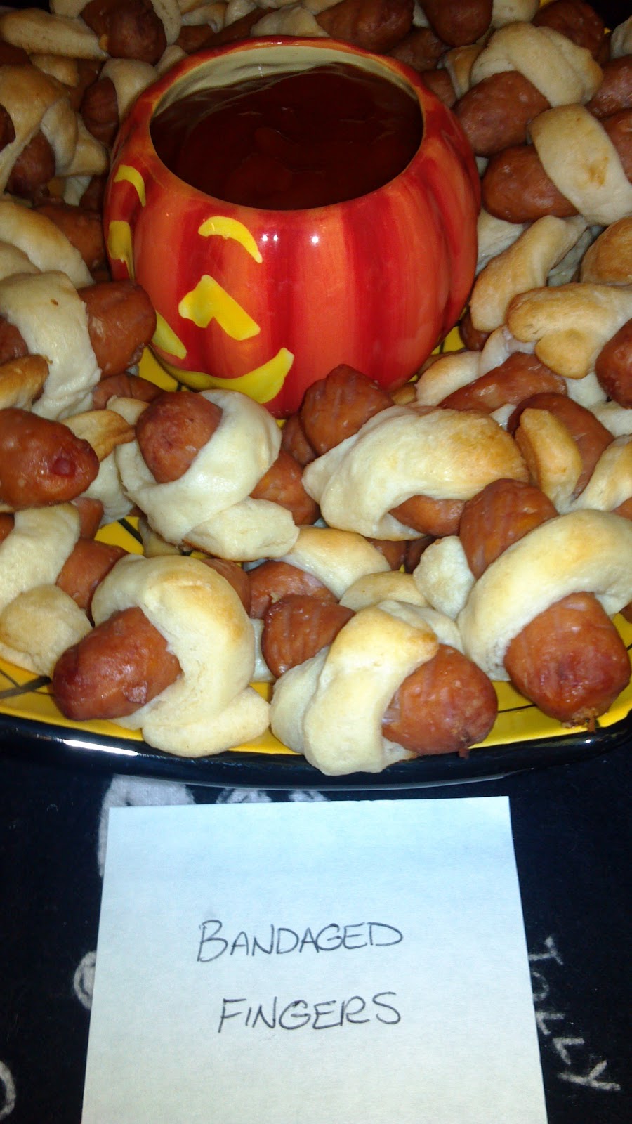 Rebecca's Amazing Creations Bandaged Fingers (Pigs in a blanket)