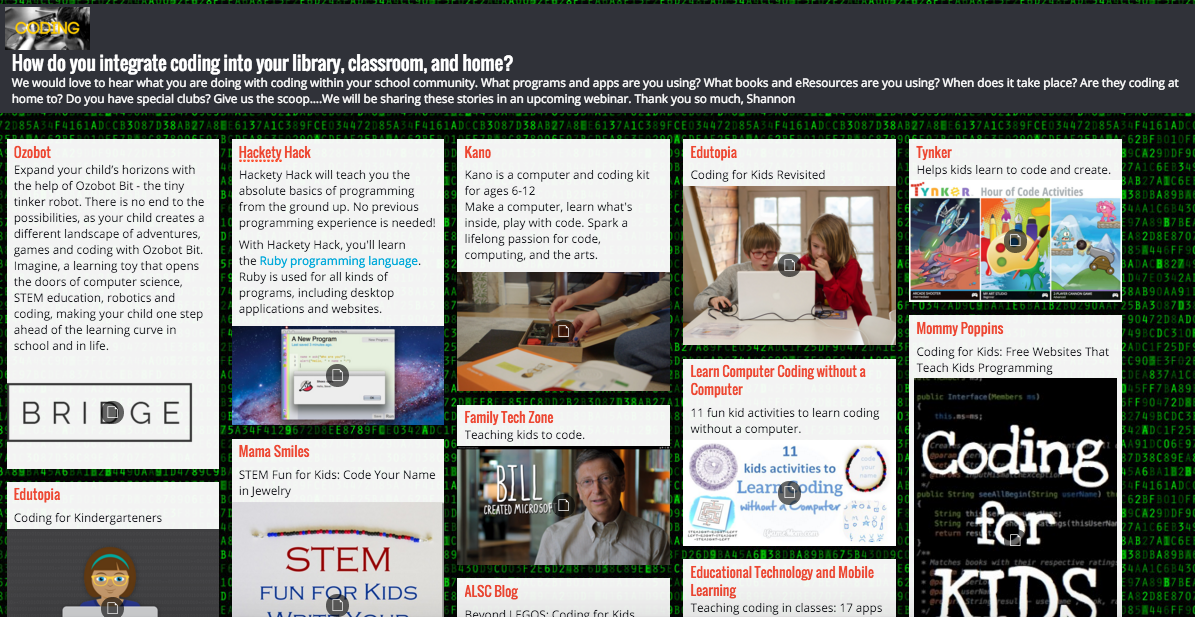 The Library Voice: How Do You Integrate Coding Into Your Library ...