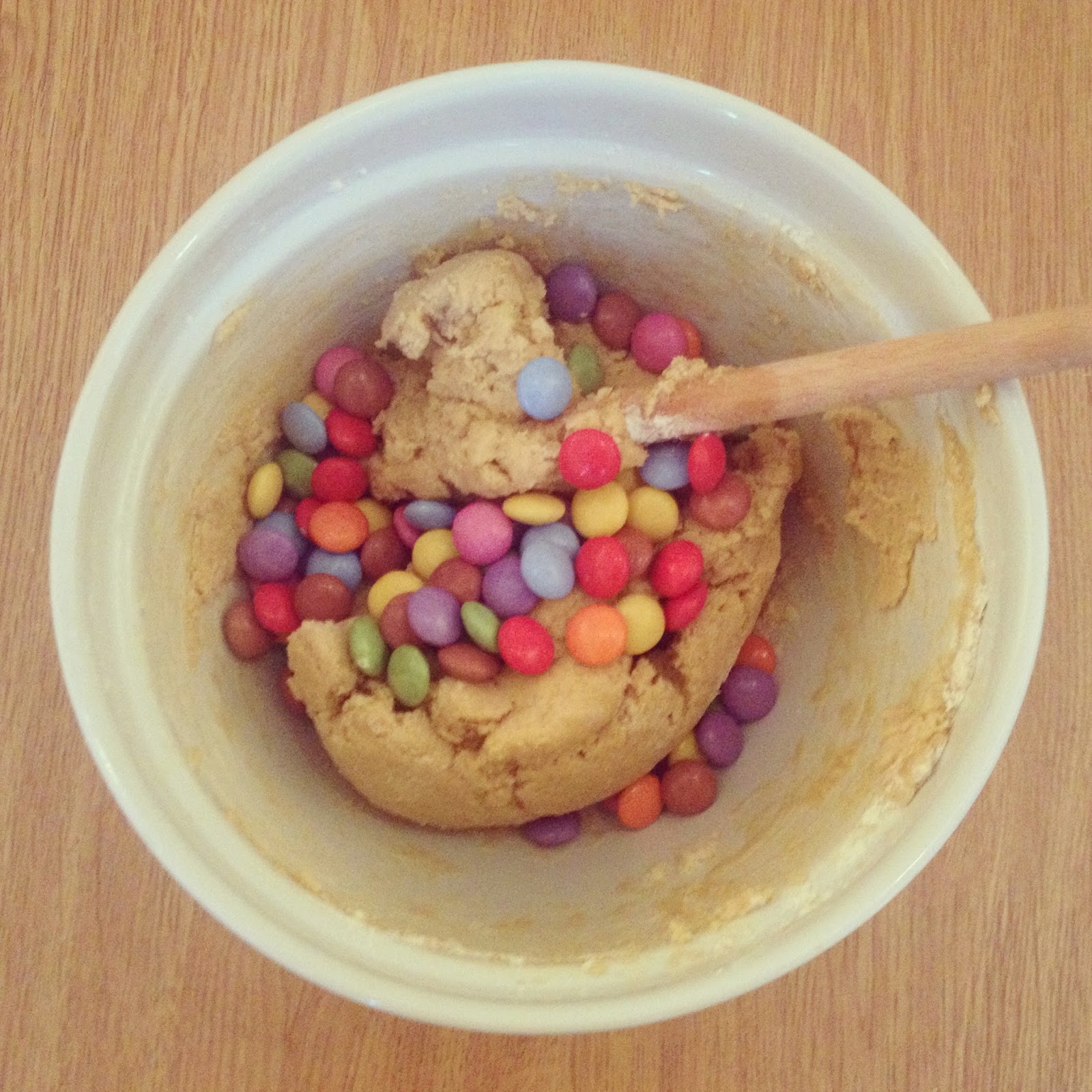 My Own Bake Off Smarties cookies