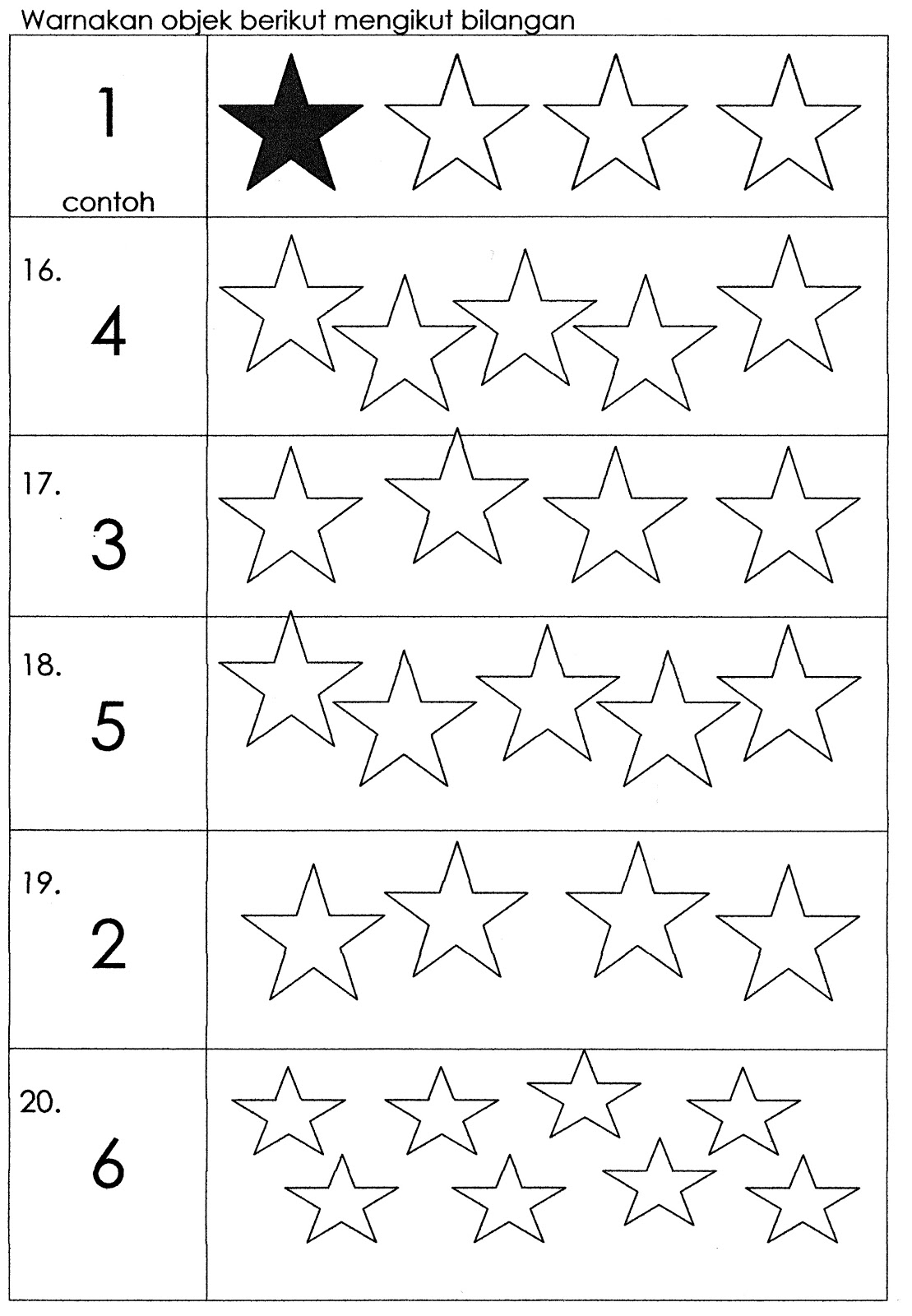 Latihan Matematik Prasekolah 6 Tahun - Komagata Maru 100