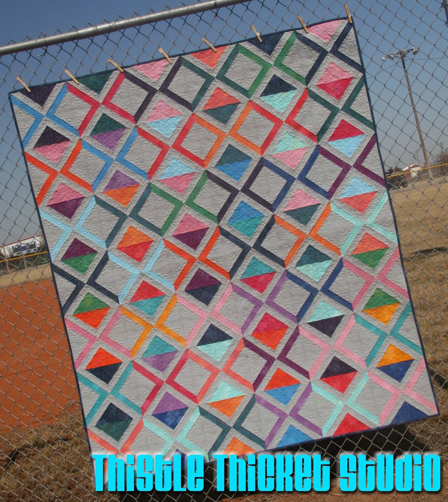 Quilting With Thistle Thicket Studio Chainlinks Quilt A Moda Bake