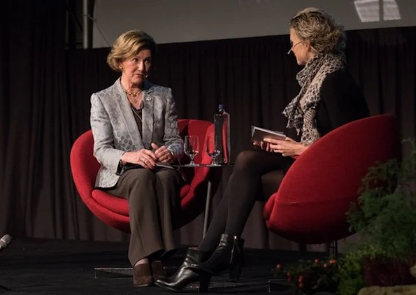 Queen Sonja of Norway and Crown Princess Mette-Marit of Norway attend the opening of the TUR conference hosted by of the Norwegian Trekking Association