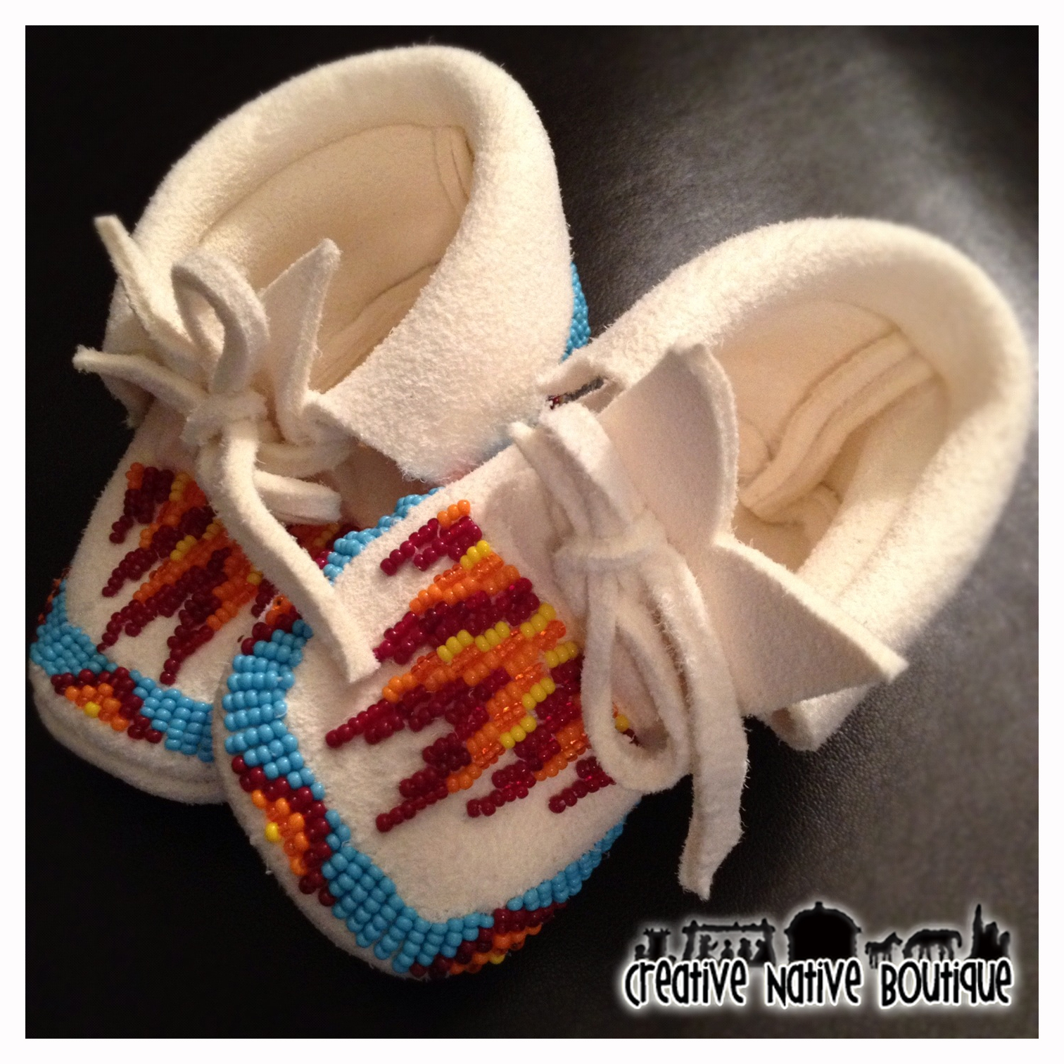 infant girl moccasins