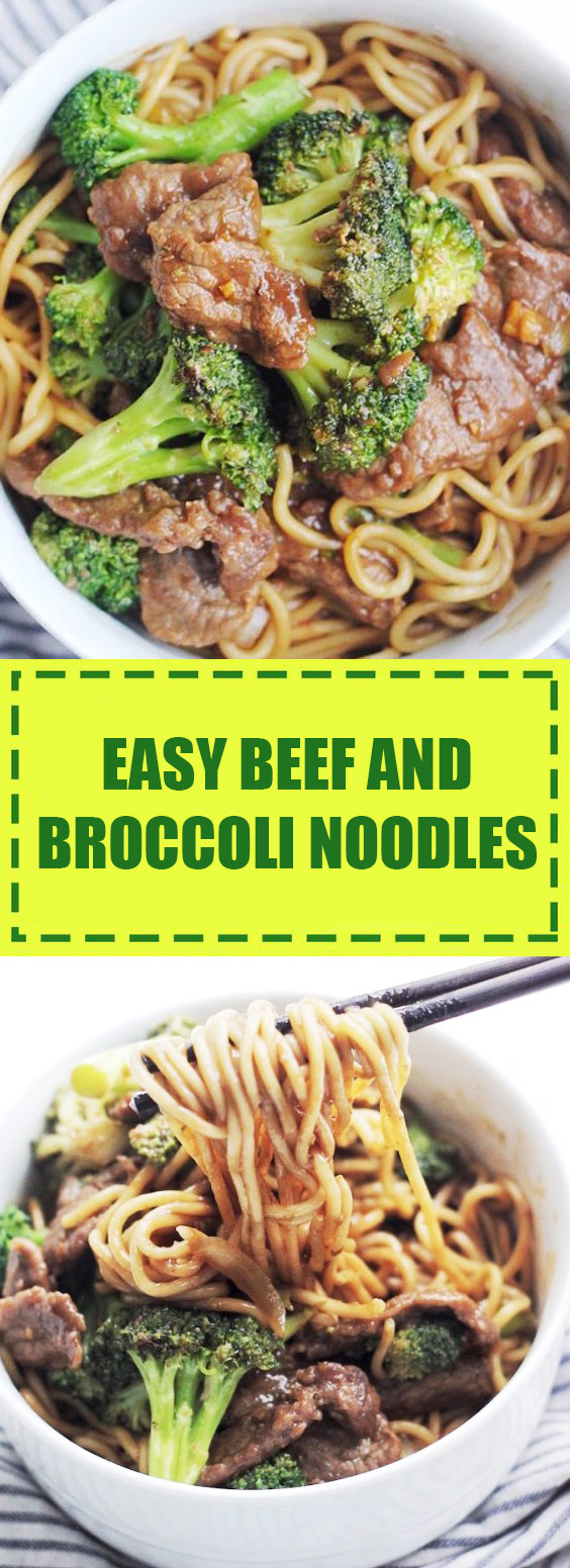 Easy Beef and Broccoli Noodles Easy Beef and Broccoli Noodles