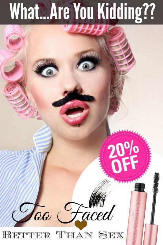 Get 20% off  your Better Than Sex Mascara purchase by Barbie's Beauty Bits