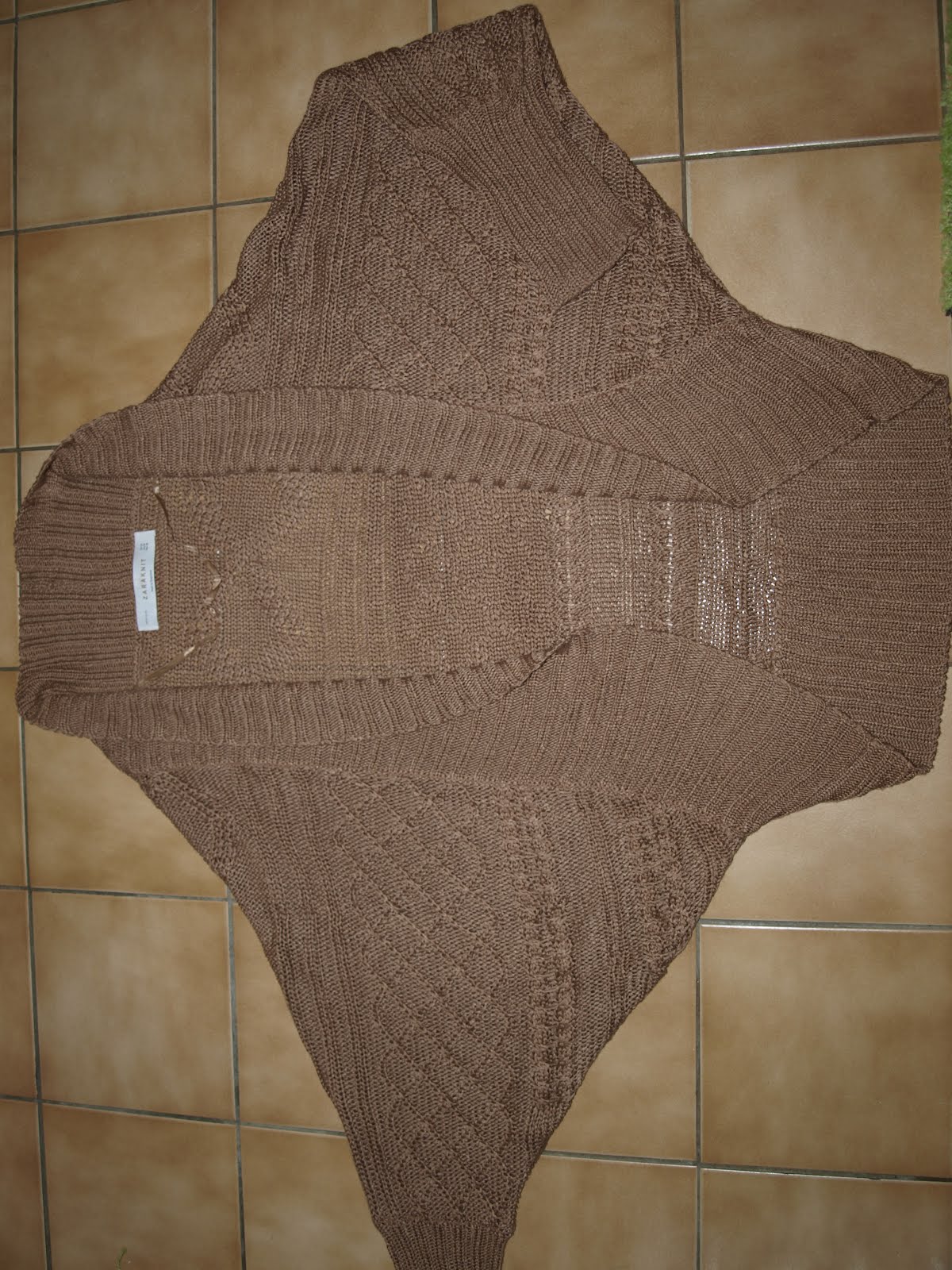 Mon Vide Dressing: Gilet Chauve souris Zara