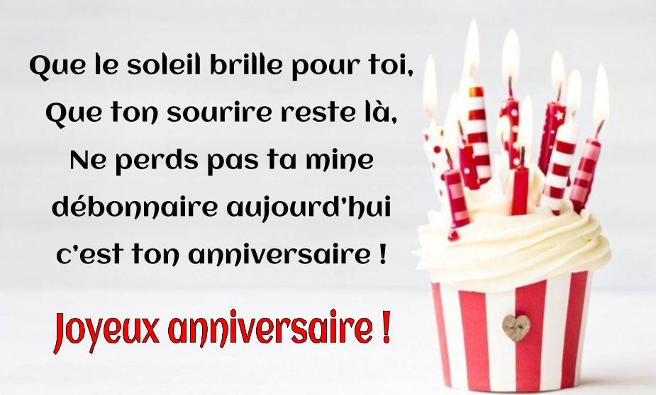 Modèles de texte sur carte d'anniversaire pour envoyer