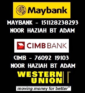 PAYMENT - CIMB & MAYBANK