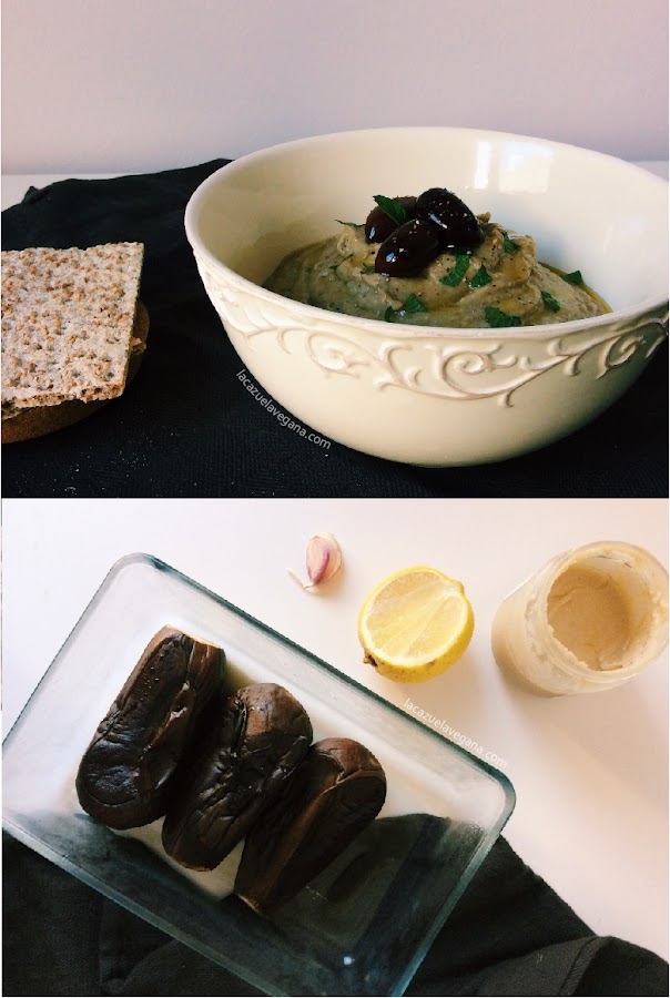 Baba ganoush mutabal paté de berenjenas