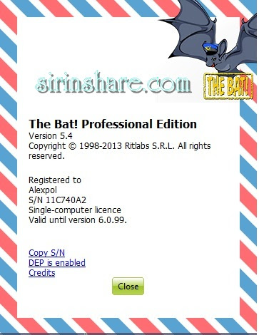 bat professional edition serial link