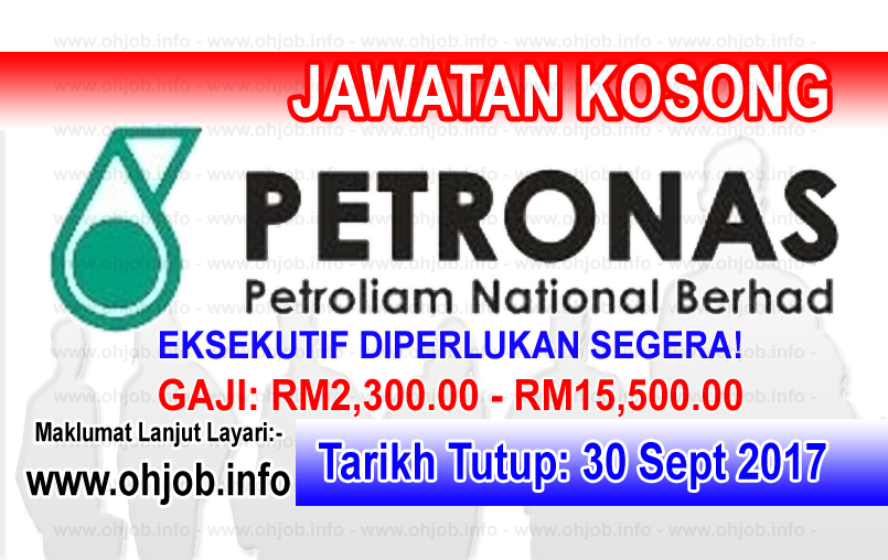 Jawatan Kerja Kosong PETRONAS Refinery & Petrochemical Corporation - PRPC logo www.ohjob.info september 2017