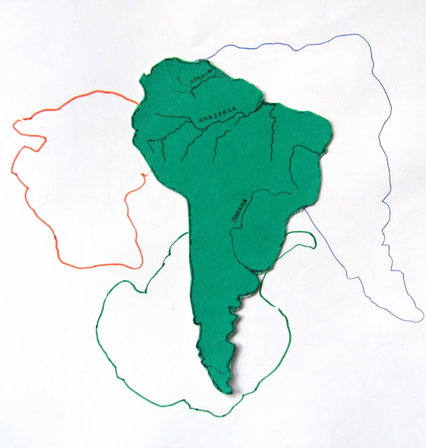 Картинки материков для детей по отдельности