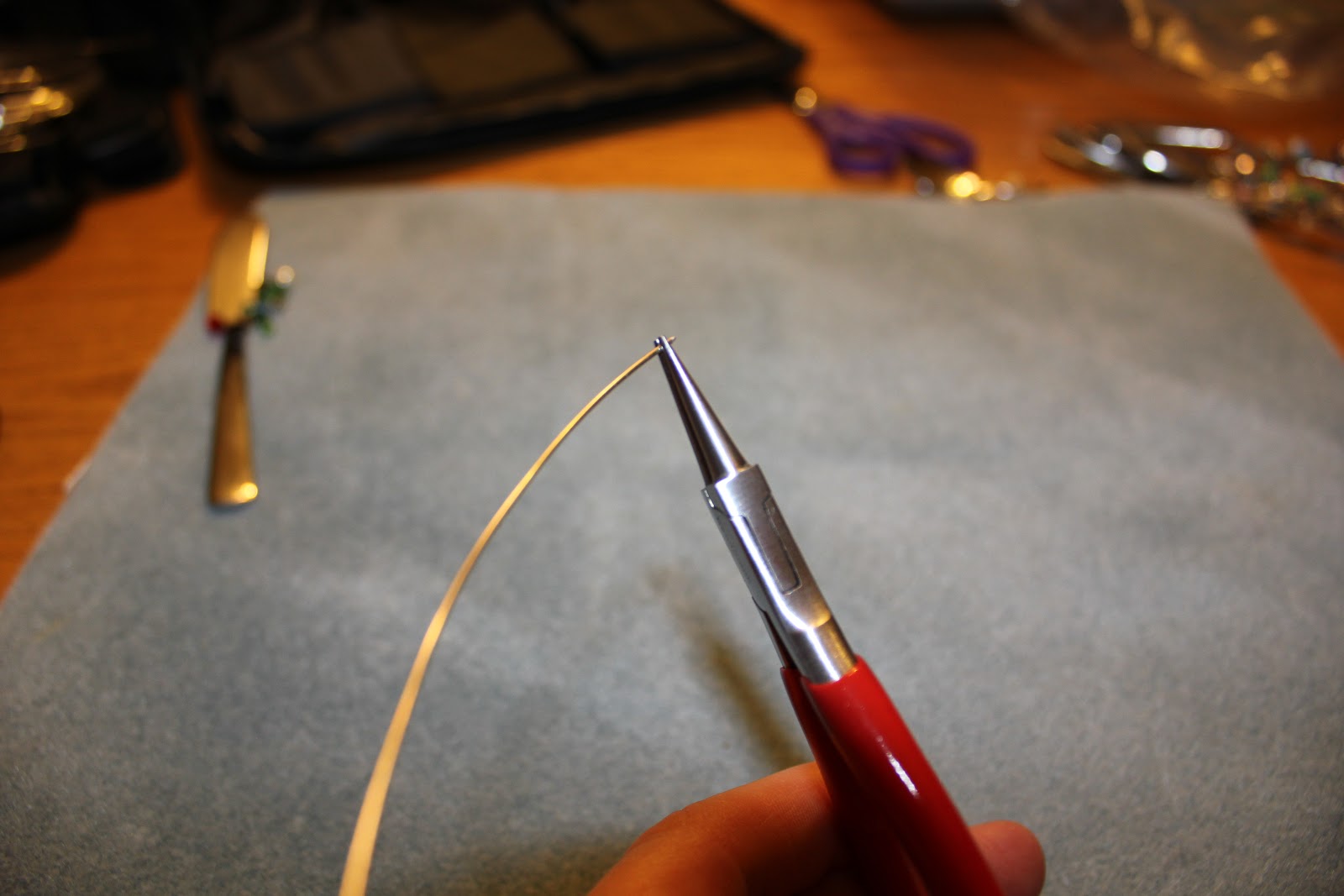 La Joie! Everyday Joy.... Beaded Jelly Spoon & Butter Knife