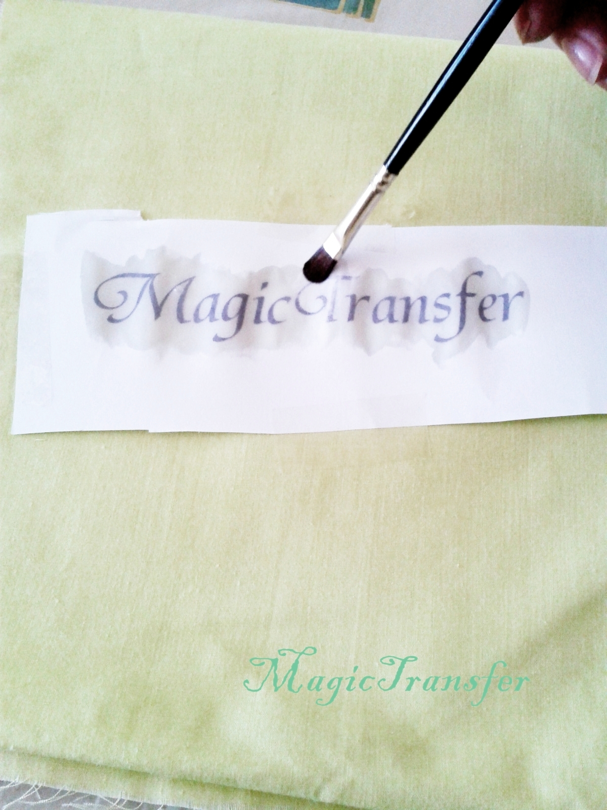 Magic Transfer MagicTransfer para transferir letras en tela