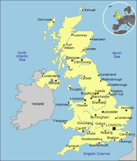 Great Britain Printable Map | The World Travel