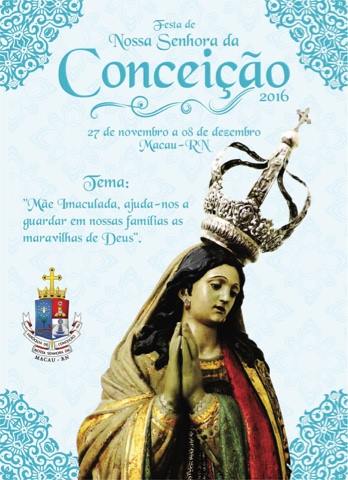 MACAU: Programação da Festa da Padroeira é apresentada aos fiéis católicos oficialmente pelo Padre João Batista durante missa na matriz