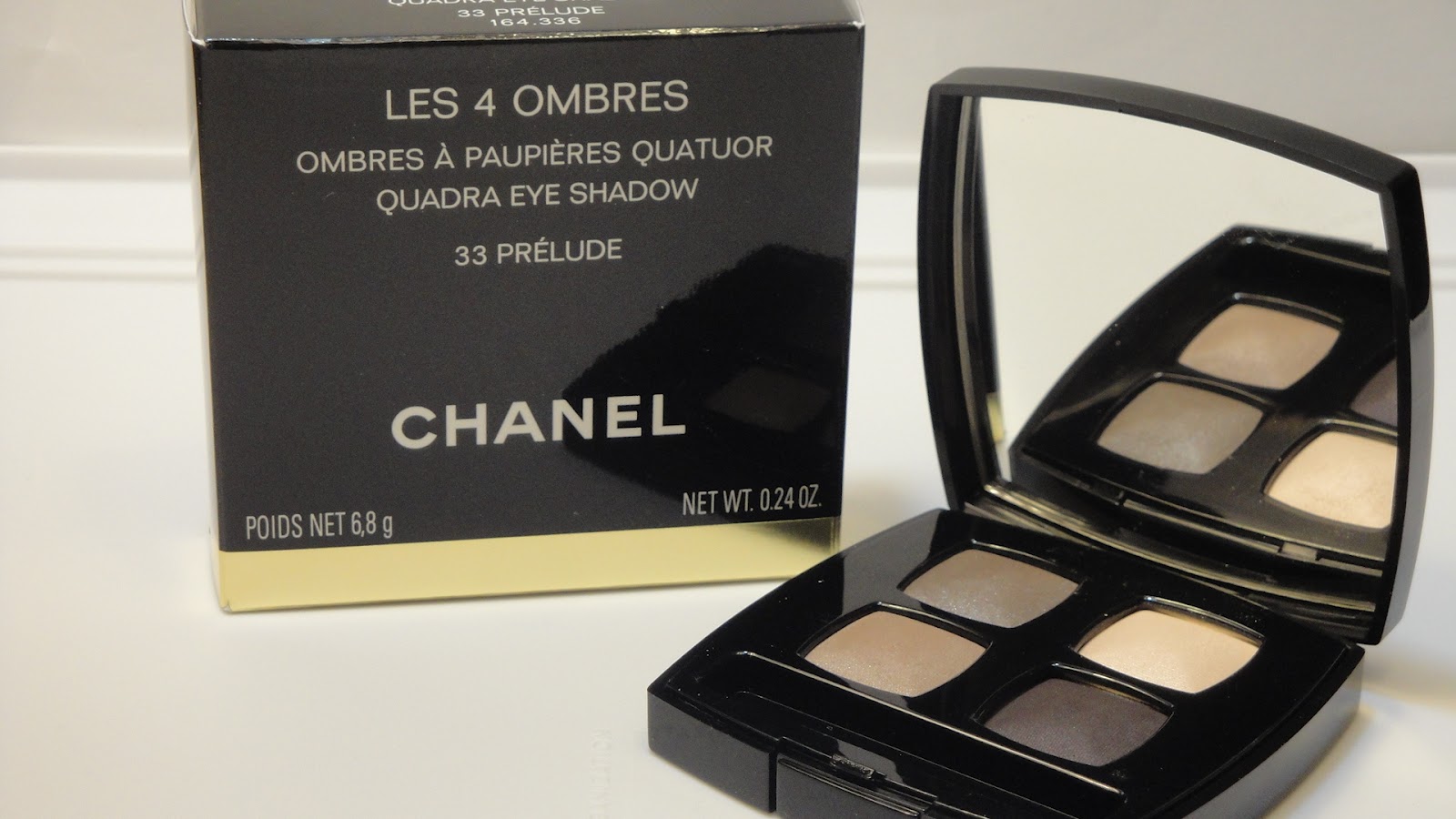 Jayded Dreaming Beauty Blog : 33 PRELUDE CHANEL LES 4 OMBRES QUADRA  EYESHADOW - SWATCHES AND REVIEW