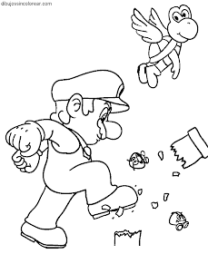Dibujos Sin Colorear Dibujos De Mario Bros Para Colorear