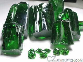 Cubic-Zirconia-Emerald-Green-Color-Round-stones-Supplier