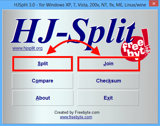 HJ-Split interface